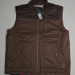 3104 NWT Legendary Whitetail Men's Tough As Buck Relaxed Fit Vest Sz Large